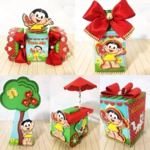 Decoração Magali Luxo para festas de aniversário. Arquivo de Corte Studio e PDF de qualidade profissional