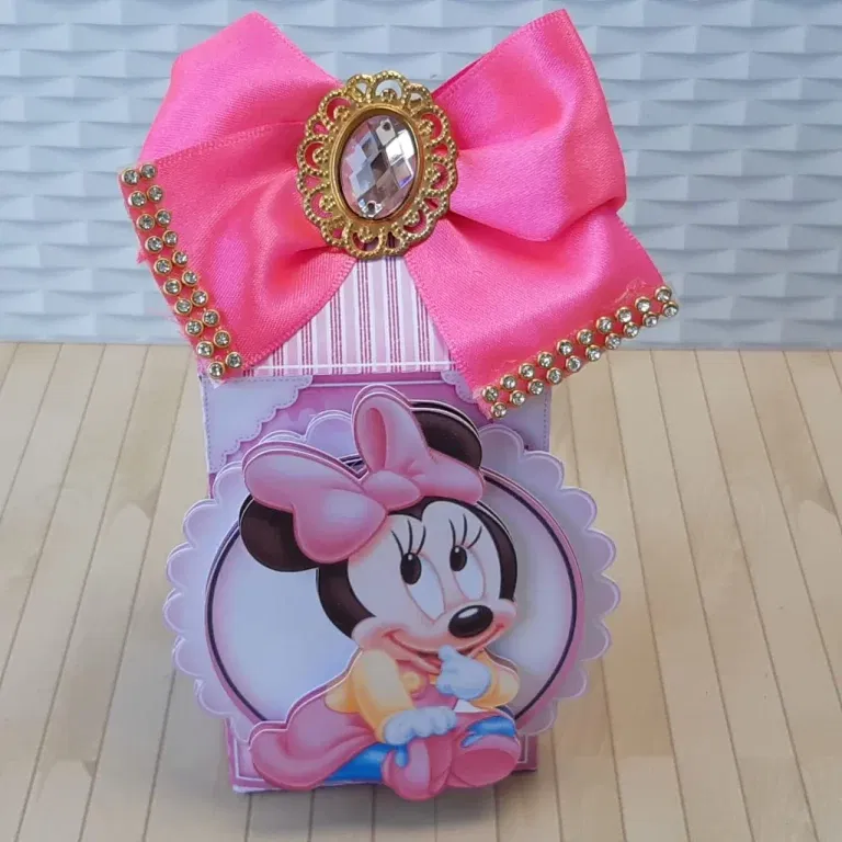 Download de arquivo de corte Minnie Baby. Decoração, topper e aniversário de festas.