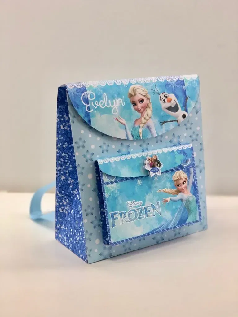 Decoração Frozen para festa na escola. Arquivo de corte, topper e festas.