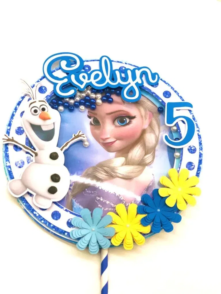 Download de arquivo de corte Frozen para escola. Decoração, topper e festas.