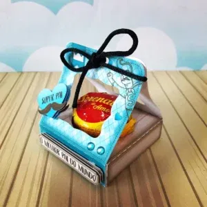 Arquivo de corte porta bombom Dia dos Pais para Silhouette Studio. Decoração, topper e festas.