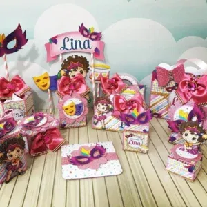 Arquivo de corte Carnaval para Silhouette Studio. Ideal para decoração, topper e temas de festas.