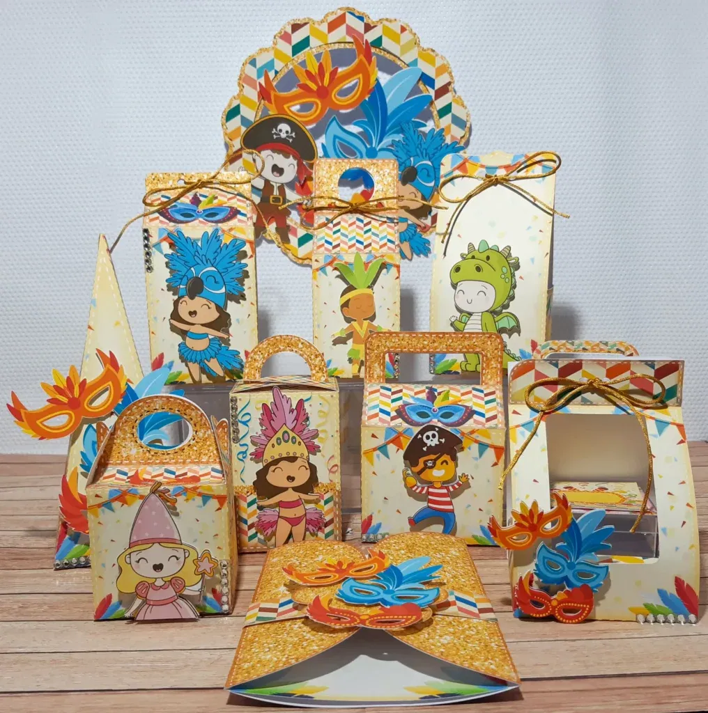 Combo completo de arquivo de corte para Carnaval.