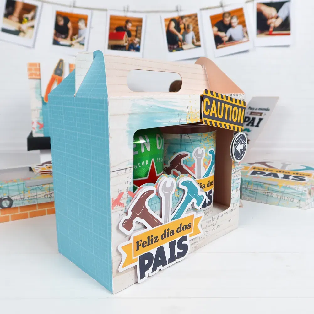 Arquivo de corte Dia dos Pais em Studio e PDF. Ideal para decoração, topper e festas.