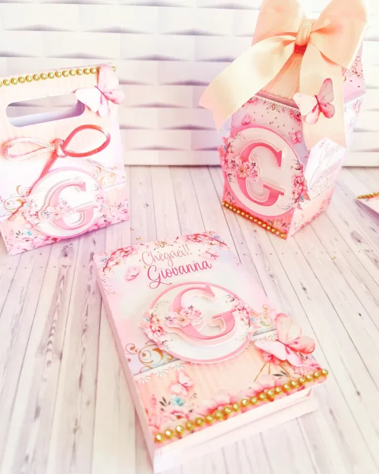 Arquivo de Corte Flores Rosa Studio e Pdf 2