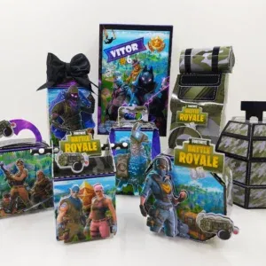 Topper e Decoração Fortnite (DIY). Arquivo de Corte Studio