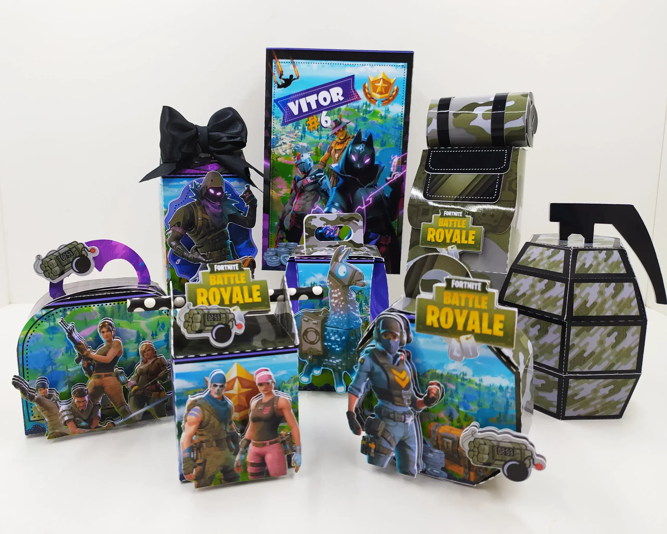 Topper e Decoração Fortnite (DIY). Arquivo de Corte Studio