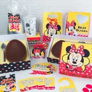 Arquivo de corte Minnie Páscoa em Studio e PDF. Ideal para decoração de aniversário e topper de ovos.
