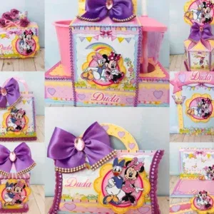 Arquivo de corte Minnie e Margarida para Silhouette Studio. Ideal para decoração de aniversário e festas.