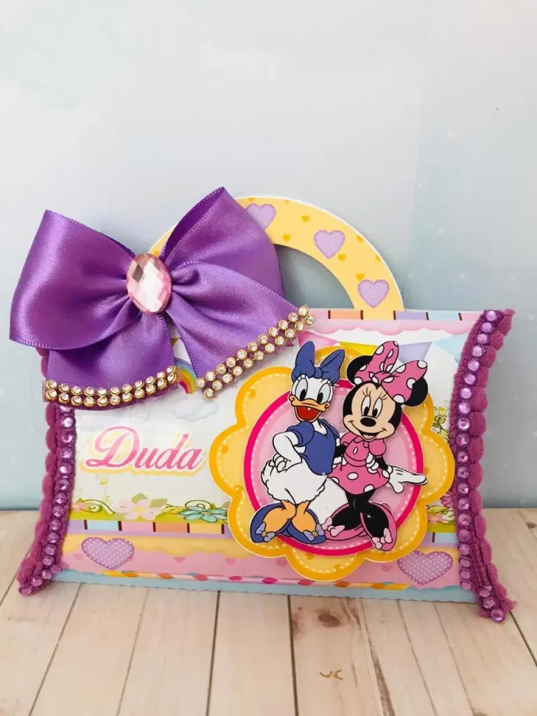 Kit Minnie e Margarida com arquivo de corte Studio. Decoração de aniversário, topper e itens de festa.