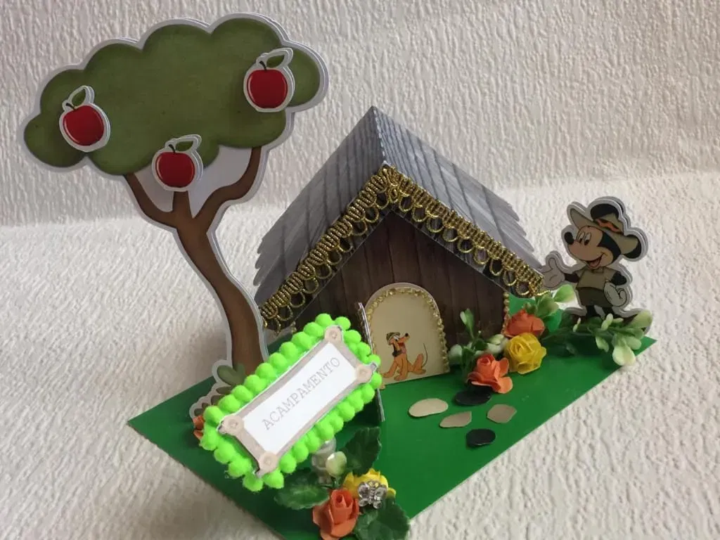 Decoração de festa infantil Safari do Mickey. Arquivo de corte Studio/PDF para aniversário, topper e topo de bolo.