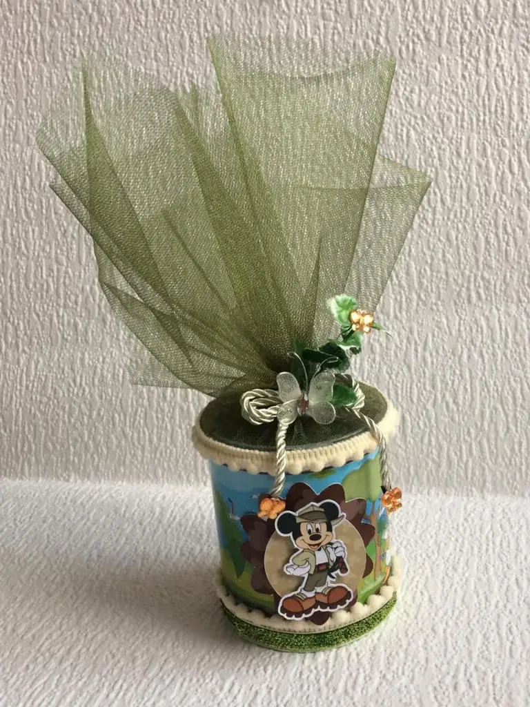Kit de decoração Safari do Mickey em arquivo de corte (Studio e PDF). Ideal para festas, topper e topo de bolo.