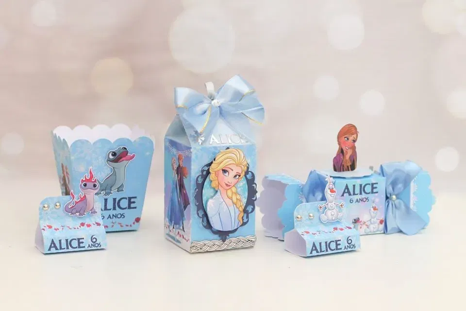 Arquivo de corte Frozen exclusivo para Silhouette Studio. Decoração, topper e festas.