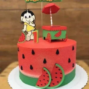 Imagem de Tema de Bolo da Magali. Arquivo de Corte Studio essencial para criar topo de bolo e topper de decoração para festas de aniversário.