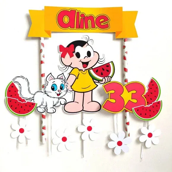 Arquivo de Corte Topo de Bolo Magali