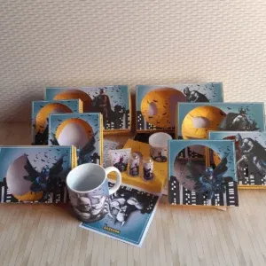 Arrumação de Festa do Batman com Organização (DIY). Arquivo de Corte Studio