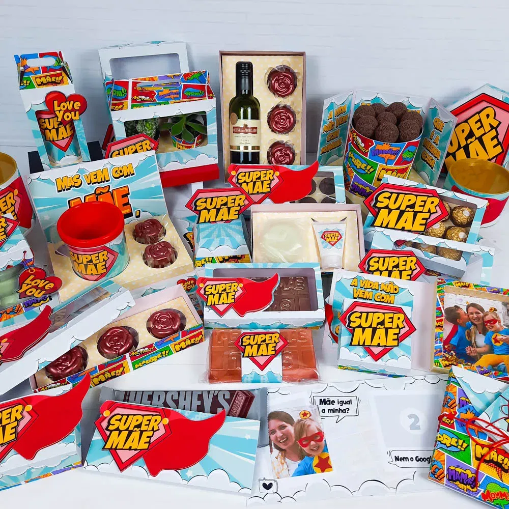 Centro de mesa estruturado para almoço de Dia das Mães.