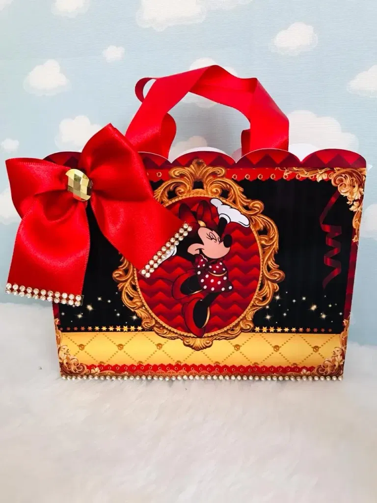 Centro de mesa Minnie Realeza em camadas. Arquivo de corte Studio e PDF para decoração e festas.