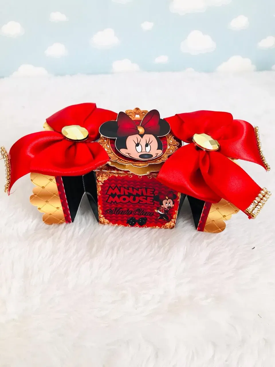 Moldes de decoração Minnie Realeza para aniversário. Arquivo de corte Studio e PDF para topper de mesa.