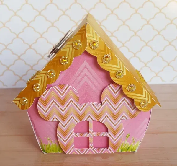 Topo de bolo Minnie 3D em camadas. Arquivo de corte Studio e PDF para topper e decoração.