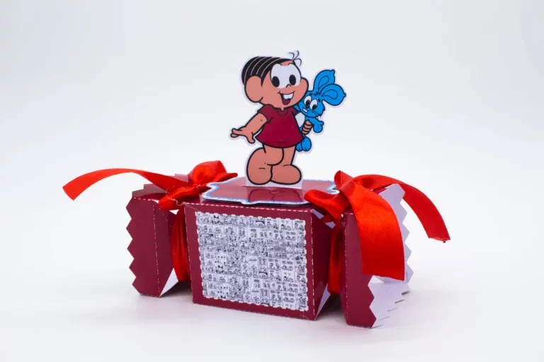 Decoracao Centro de Mesa Turma da Monica 2