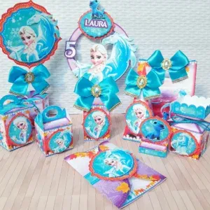 Arquivo de corte Elsa Frozen em Studio, Png e Pdf. Decoração, topper e festas.