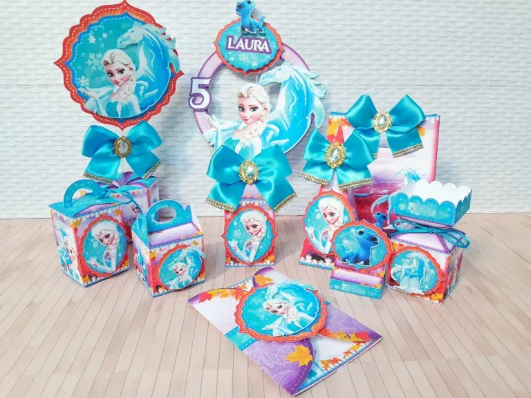 Decoracao Elsa Frozen