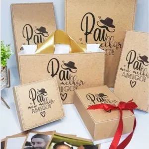 Kit decoração Feliz Dia dos Pais em Studio e PDF. Ideal para festas, topper e painéis.