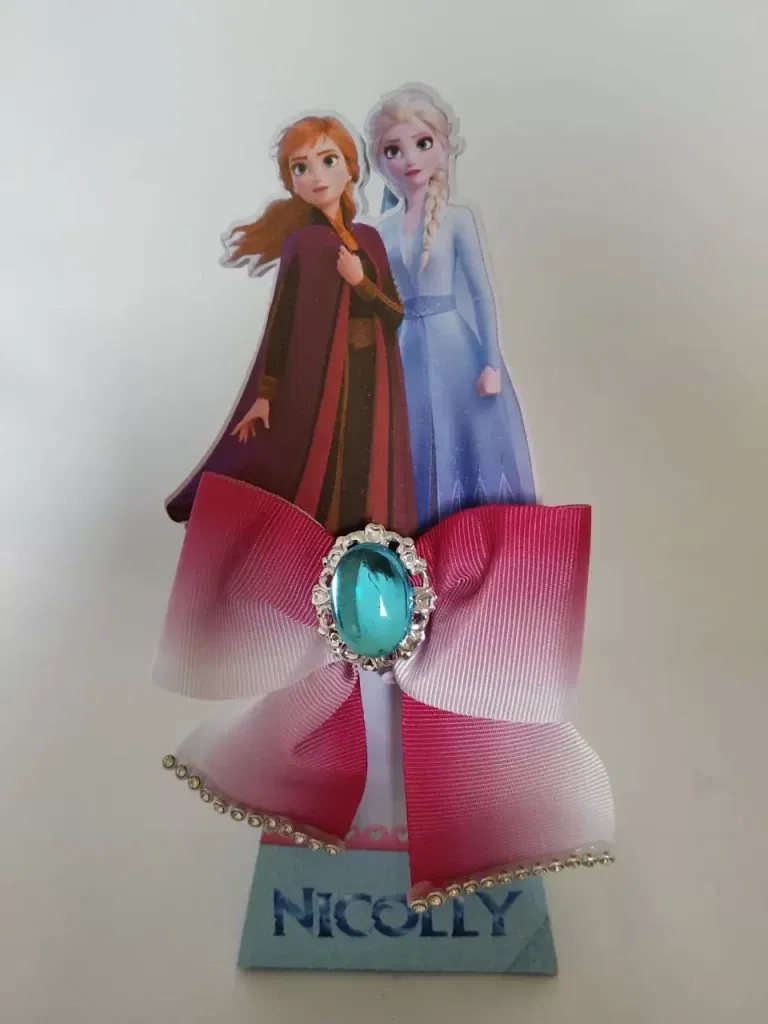 Decoração Frozen fácil para imprimir e cortar. Arquivo de corte, topper e festas.