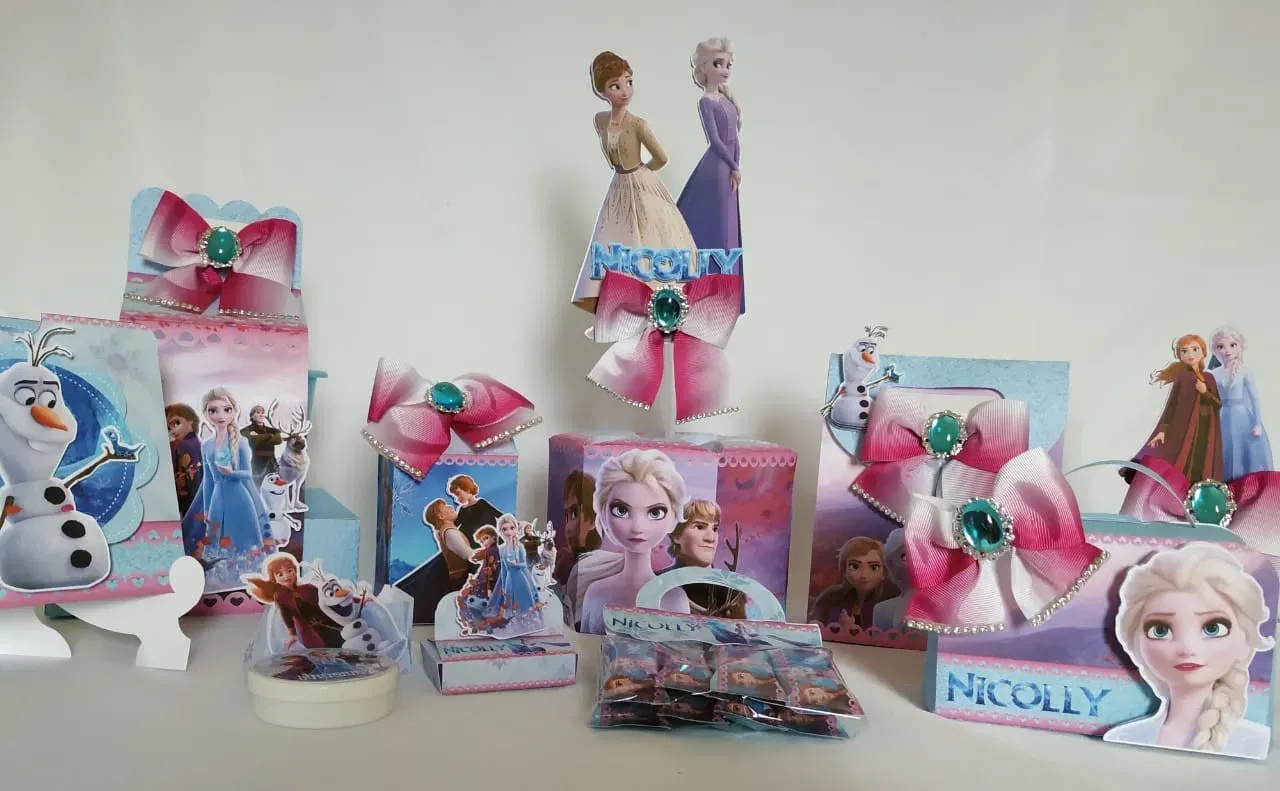 Arquivo de corte Frozen simples em Studio e PDF para festas.