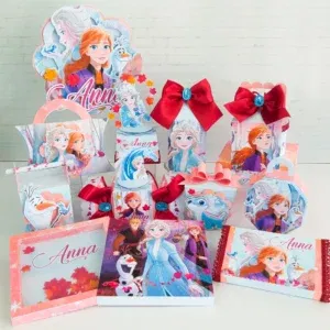 Arquivo de corte Frozen Rosa em Studio e PDF. Decoração, topper e festas.