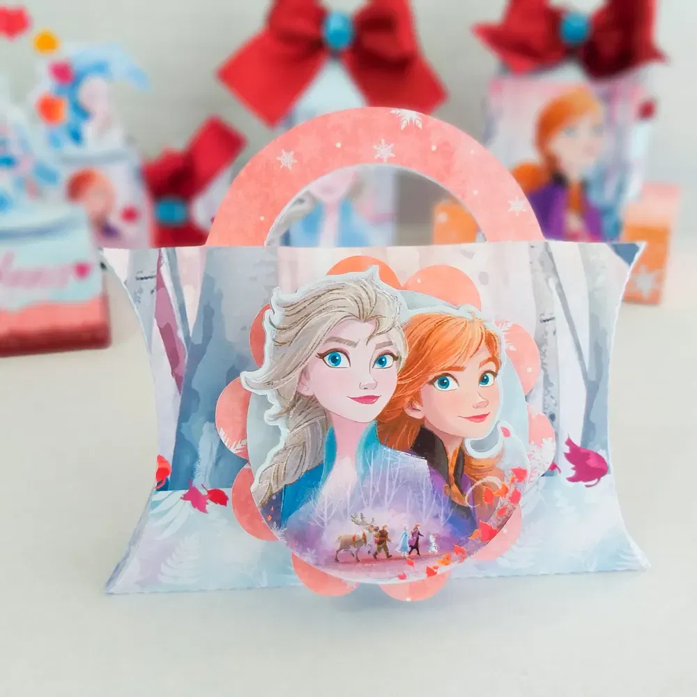 Decoração Frozen Rosa para imprimir e cortar. Arquivo de corte, topper e festas.