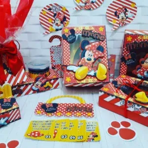 Arquivo de corte Minnie Páscoa pronto para imprimir em PDF e Studio. Decoração, topper e festas.