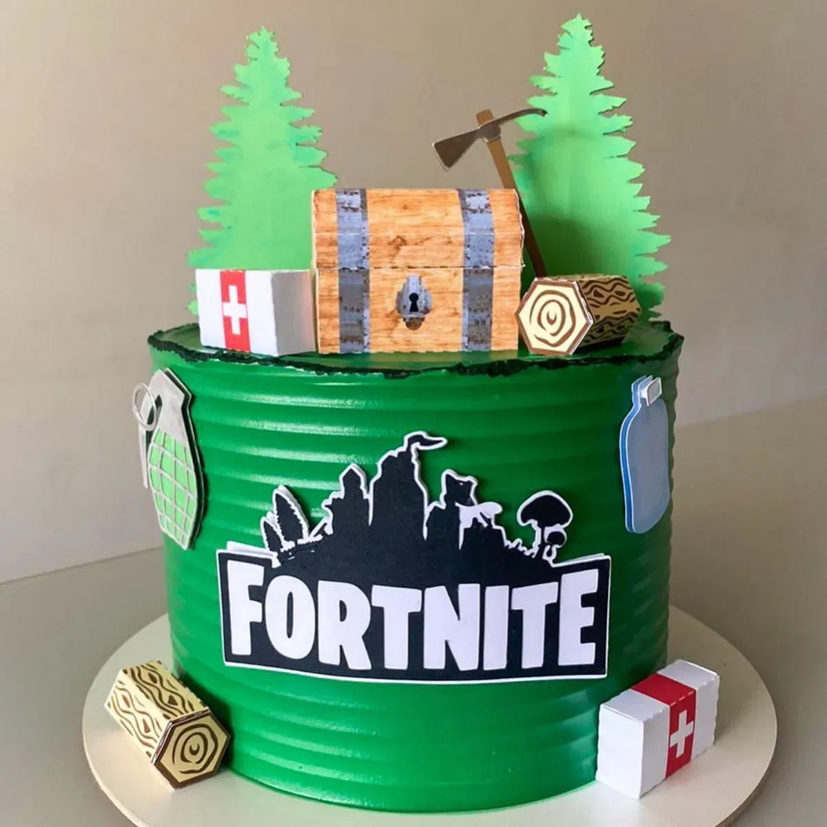 Decoracao Topo de Bolo Fortnite Studio 1