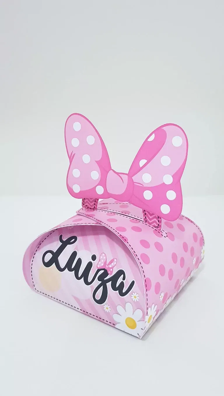 Kit profissional Minnie Rosa para Silhouette Studio e PDF. Decoração, topper e temas de festas.