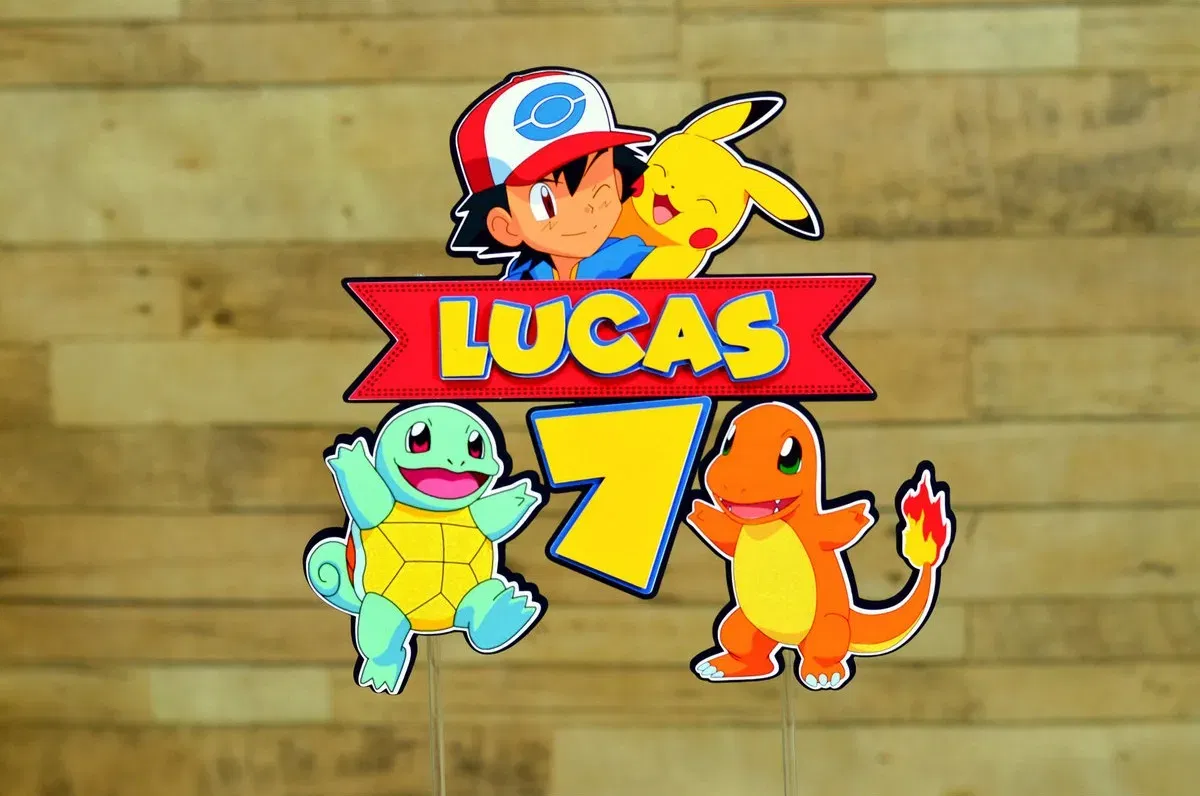 Enfeite de Mesa do Pokemon Studio e Pdf 9