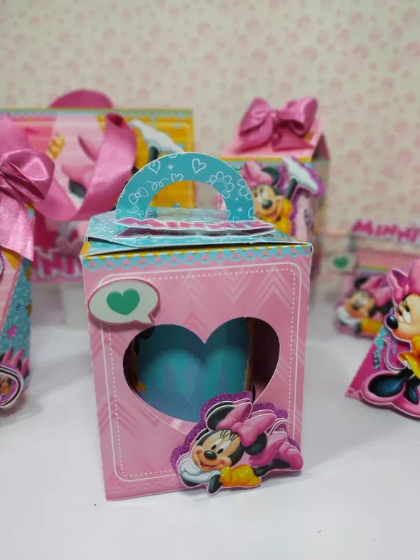 Kit profissional Minnie para Silhouette Studio e PDF. Decoração, topper e temas de festas.