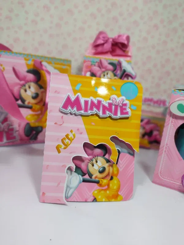 Download de arquivo de corte Minnie para festa. Formatos Studio e PDF para topper e decoração.