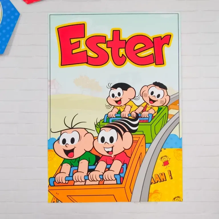 Festa Painel Turma da Monica Studio e Pdf 4