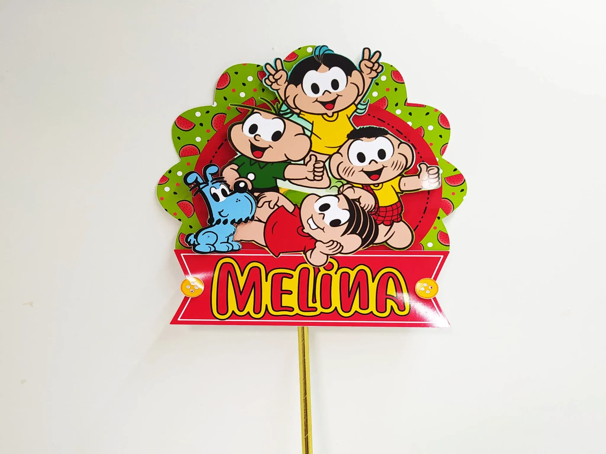 Lembrancinha de Aniversario da Turma da Monica 9