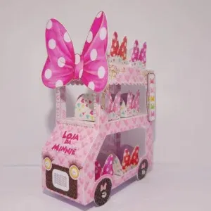 Arquivo de corte Loja de Laços da Minnie em Studio e PDF. Ideal para decoração de aniversário e festas.