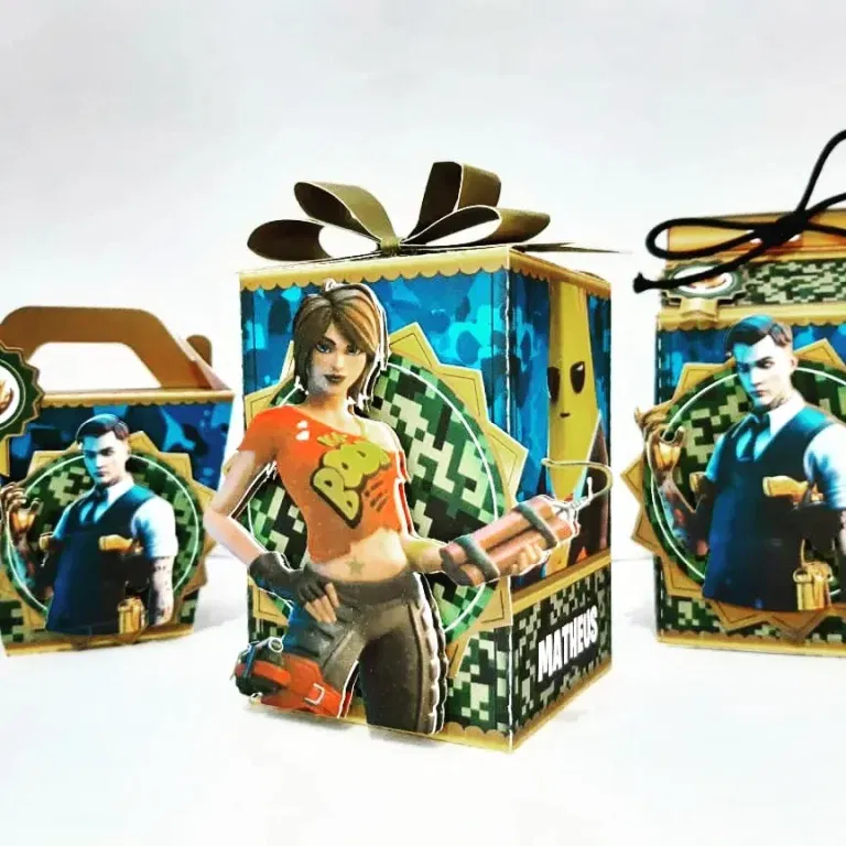 Mesa Decorada Fortnite Studio e Pdf 4