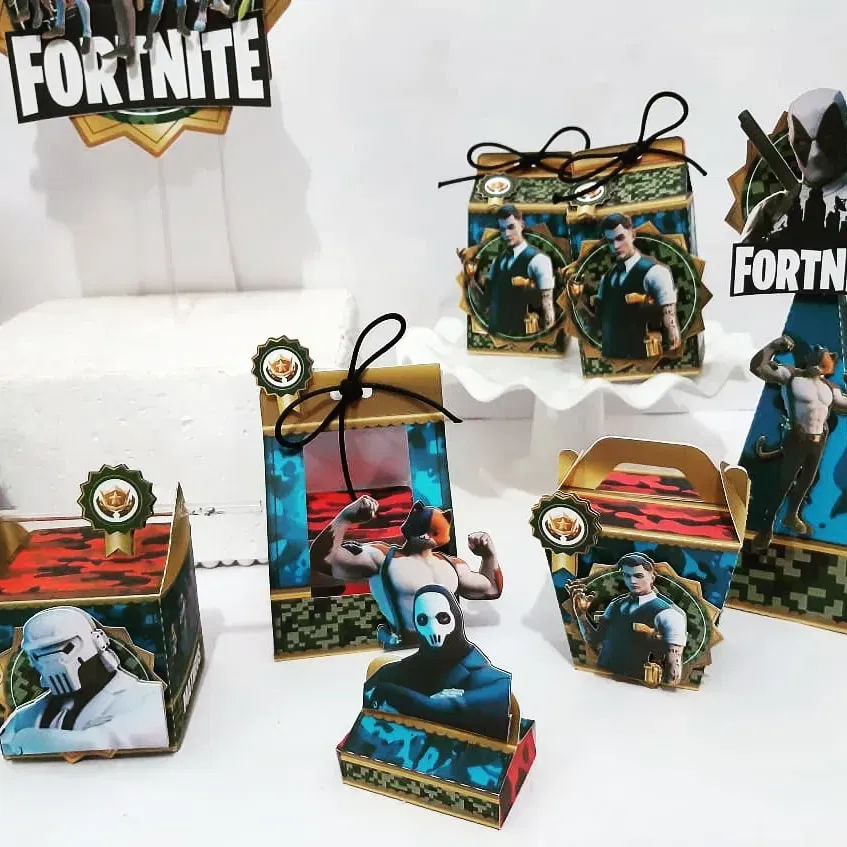 Mesa Decorada Fortnite Studio e Pdf 9