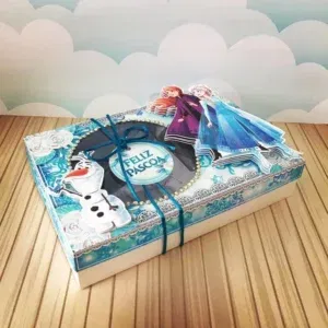 Decoração Frozen kit mini confeiteiro para imprimir e cortar. Topper e festas.