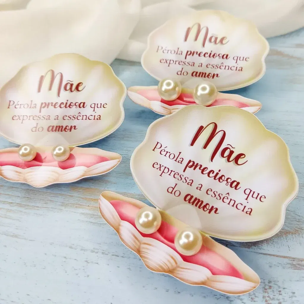 Tags para lembrancinha de brincos Dia das Mães.