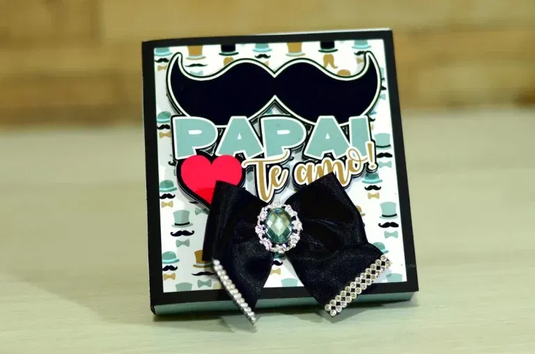 Decoração Dia dos Pais para imprimir e cortar. Arquivo de corte Studio e PDF para festas.