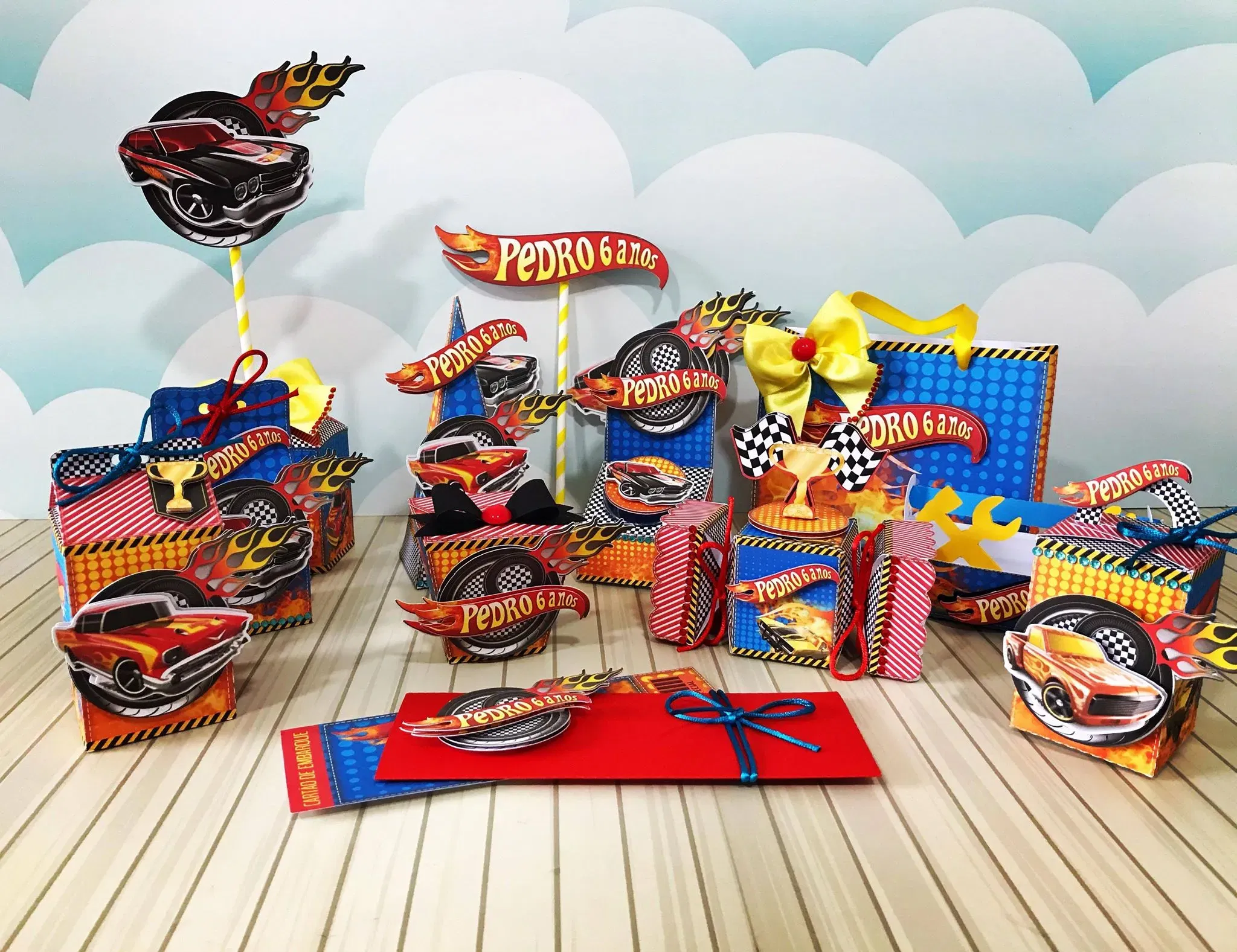 Tema de Aniversario Hot Wheels Studio e Pdf