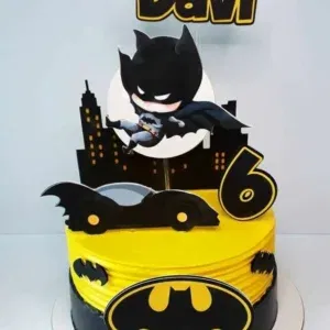 Topo de Bolo Batman Para Imprimir. Arquivo de Corte Studio essencial para decoração de festas de aniversário com este tema. Pronto para corte e montagem como topper de bolo.