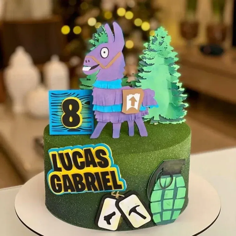 Topper de Bolo Tema Fortnite