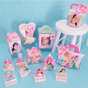 Kit profissional de decoração para aniversário Princesas Disney. Topper, temas e festas.